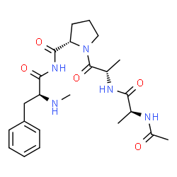 acetyl-alanyl-alanyl-prolyl-(N-methyl)phenylalaninamide picture