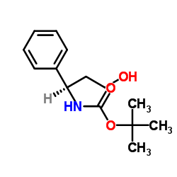 Boc-R-3-amino-3-phenylpropan-1-ol Structure