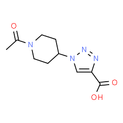 1-(1-acetylpiperidin-4-yl)-1H-1,2,3-triazole-4-carboxylic acid图片