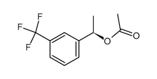 (R)-O-acetyl-1-(3'-(trifluoromethyl)phenyl)ethanol结构式