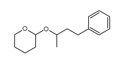 2-(1-Methyl-3-phenylpropoxy)tetrahydropyran Structure