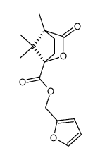 (1S,4R)-4,7,7-Trimethyl-3-oxo-2-oxa-bicyclo[2.2.1]heptane-1-carboxylic acid furan-2-ylmethyl ester Structure