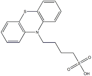 4-(phenothiazin-10-yl)butane-1-sulfonic acid结构式