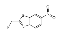 Benzothiazole, 2-(fluoromethyl)-6-nitro- (8CI)结构式