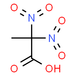 Propanoic acid, 2,2-dinitro- (9CI)结构式