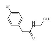 2-(4-bromophenyl)-N-ethylacetamide结构式