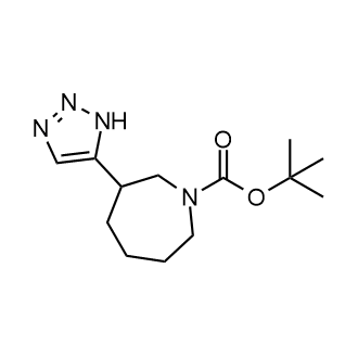 tert-Butyl 3-(1H-1,2,3-triazol-5-yl)azepane-1-carboxylate structure