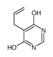 5-Allyl-4,6-pyrimidinediol Structure