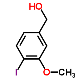 (4-Iodo-3-methoxyphenyl)methanol structure