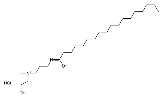 (2-hydroxyethyl)dimethyl[3-[(1-oxooctadecyl)amino]propyl]ammonium chloride结构式