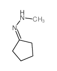 Cyclopentanone,2-methylhydrazone structure