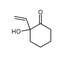 2-Hydroxy--2-vinyl-cyclohexanon Structure