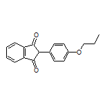 2-(4-Propoxyphenyl)-1H-indene-1,3(2H)-dione Structure