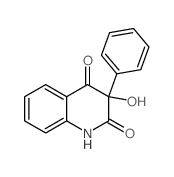 2,4(1H,3H)-Quinolinedione,3-hydroxy-3-phenyl-结构式