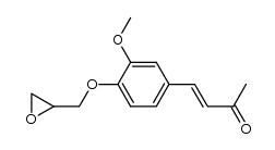 1-[2-methoxy-4-(3-oxobut-1-enyl)phenoxy]-2,3,-epoxypropane结构式