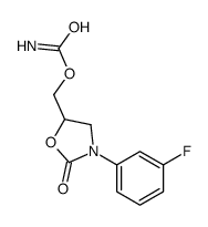 3-(m-Fluorophenyl)-2-oxo-5-oxazolidinylmethyl=carbamate picture