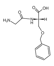 O-Benzyl-N-glycyl-L-serin Structure