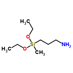 3-(diethoxymethyl-silyl)propylamine Structure