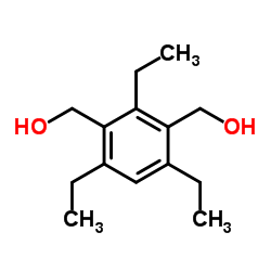 1,3-benzenedimethanol, 2,4,6-triethyl-结构式