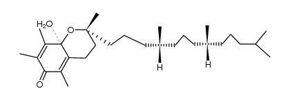 8a-hydroxy α-tocopherone Structure