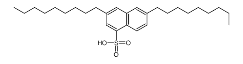 3,6-di(nonyl)naphthalene-1-sulfonic acid结构式