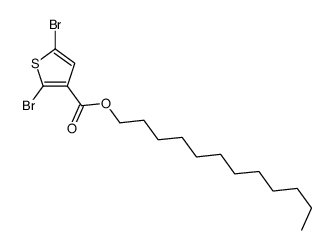 dodecyl 2,5-dibromothiophene-3-carboxylate Structure