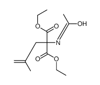 diethyl 2-acetamido-2-(2-methylprop-2-enyl)propanedioate Structure