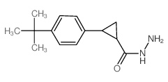 2-(4-tert-butylphenyl)cyclopropane-1-carbohydrazide structure