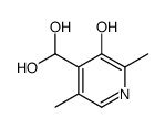 (3-hydroxy-2,5-dimethylpyridin-4-yl)methanediol结构式