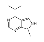 1-methyl-4-propan-2-yl-2,4-dihydropyrazolo[3,4-d]pyrimidine结构式