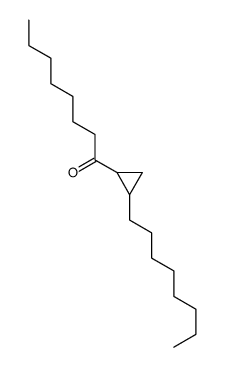 1-(2-Octylcyclopropyl)-1-octanone Structure