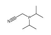 2-di(propan-2-yl)phosphanylacetonitrile Structure