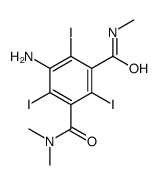 5-amino-2,4,6-triiodo-1-N,3-N,3-N-trimethylbenzene-1,3-dicarboxamide结构式