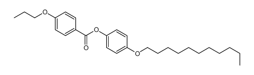 (4-undecoxyphenyl) 4-propoxybenzoate Structure