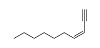 (Z)-3-Decen-1-yne Structure