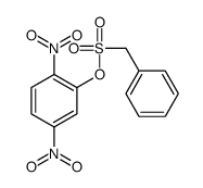 (2,5-dinitrophenyl) phenylmethanesulfonate Structure