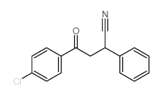 4-(4-氯苯基)-4-氧代-2-苯基丁腈结构式