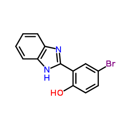 2-(1H-Benzimidazol-2-yl)-4-bromophenol structure