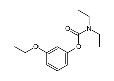 (3-ethoxyphenyl) N,N-diethylcarbamate结构式