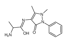 4-alanylaminoantipyrine Structure