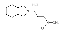 2H-Isoindole-2-propanamine,octahydro-N,N-dimethyl-, hydrochloride (1:2)结构式