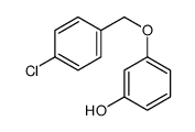 3-[(4-chlorophenyl)methoxy]phenol Structure