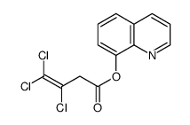 quinolin-8-yl 3,4,4-trichlorobut-3-enoate Structure