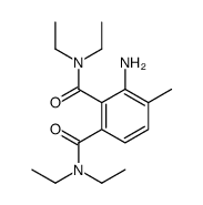 3-amino-1-N,1-N,2-N,2-N-tetraethyl-4-methylbenzene-1,2-dicarboxamide Structure