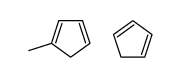 cyclopenta-1,3-diene,1-methylcyclopenta-1,3-diene结构式