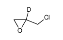 环氧氯丙烷-2-d1结构式