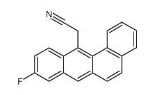 2-(9-fluorotetraphen-12-yl)acetonitrile Structure