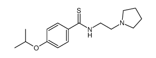 p-Isopropoxy-N-[2-(1-pyrrolidinyl)ethyl]benzothioamide picture