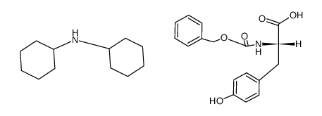 Z-L-酪氨酸二环己胺结构式