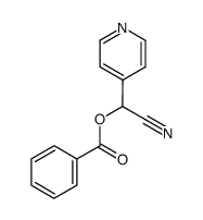 benzoyloxy-[4]pyridyl-acetonitrile结构式